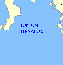 Ionian Sea map el